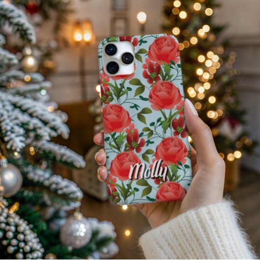 Personalized Miss Molly Trailing Rose Phone Case iPhone Hülle