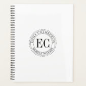 Personalized Mobile Notary Public Seal Logo Planer (Vorderseite)