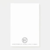 Personalized Mobile Notary Public Seal Logo Post-it Klebezettel (Vorderseite)