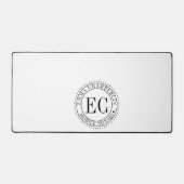 Personalized Mobile Notary Public Seal Logo Schreibtischunterlage (Vorderseite)