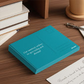 Personalized Modern Abstract Art Birthday Postcard Postkarte