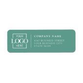 Personalized Modern Business Logo Return Address (Vorne)