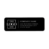 Personalized Modern Business Logo Return Address (Vorne)