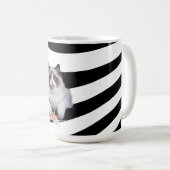 Personalized Modern Design Pet Lover Kaffeetasse (VorderseiteRechts)