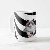 Personalized Modern Design Pet Lover Kaffeetasse (Vorderseite Links)