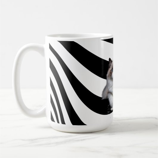 Personalized Modern Design Pet Lover Kaffeetasse (Links)