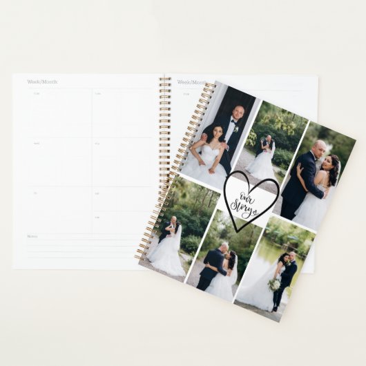 Personalized Modern Elegant Wedding Photo Planer (Anzeige)