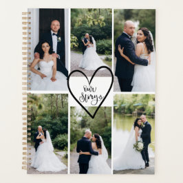 Personalized Modern Elegant Wedding Photo  Planer