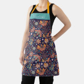 Personalized Modern Floral Apron Schürze (InSitu)