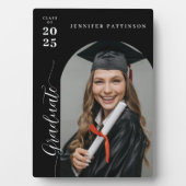 Personalized Modern Graduation Photo  Fotoplatte (Vorderseite)