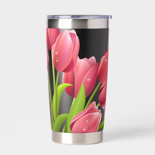 Personalized Modern Image Custom Insulated Tumbler Thermobecher (Links)