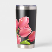 Personalized Modern Image Custom Insulated Tumbler Thermobecher (Rückseite)