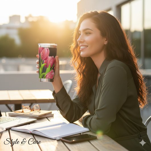 Personalized Modern Image Custom Insulated Tumbler Thermobecher