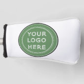 personalized Modern, Minimalist, & Elegant Golf Headcover (Vorderseite)