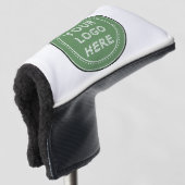personalized Modern, Minimalist, & Elegant Golf Headcover (3/4 Vorderseite)