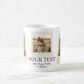 Personalized, Modern, Minimalist, Fun Photo Verwandlungstasse (Mittel)