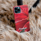Personalized Modern Poinsettia Phone Case iPhone Hülle