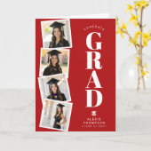 Personalized Modern School College Graduation  Karte (Gelbe Blume)