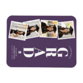 Personalized Modern School College Graduation  Magnet (Horizontal)