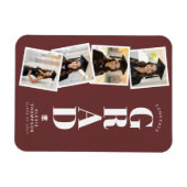 Personalized Modern School College Graduation Magnet (Horizontal)