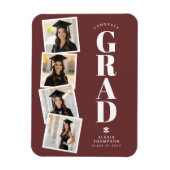 Personalized Modern School College Graduation Magnet (Vertikal)