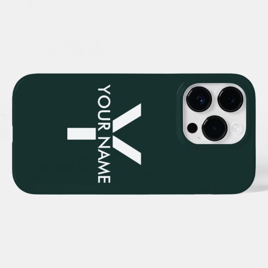 Personalized Modern Stylish Trendy  Case-Mate iPh iPhone Hülle (Rückseite (Horizontal))