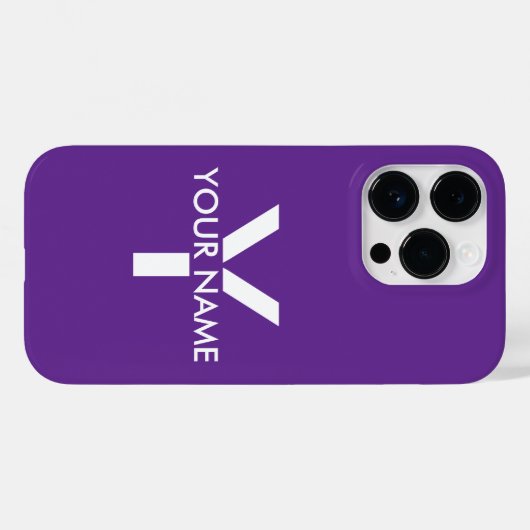 Personalized Modern Stylish Trendy  Case-Mate iPh iPhone Hülle (Rückseite (Horizontal))