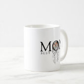 Personalized Mom Best Ever Photo Kaffeetasse (VorderseiteRechts)