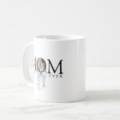 Personalized Mom Best Ever Photo Kaffeetasse (Vorderseite Links)