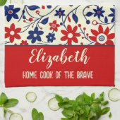 Personalized Mom Cook Kitchen Set Geschirrtuch (Gefaltet)