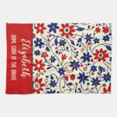 Personalized Mom Cook Kitchen Set Geschirrtuch (Horizontal)