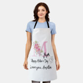 Personalized Mom Initial Apron Schürze (Getragen)