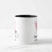 Personalized Mom Initial Mug Tasse (Zentrum)