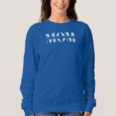 Personalized MOM Kids’ Names, Modern Chic Mom Gift Sweatshirt (Vorderseite)