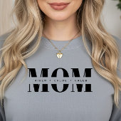 Personalized MOM Kids’ Names, Modern Chic Mom Gift Sweatshirt