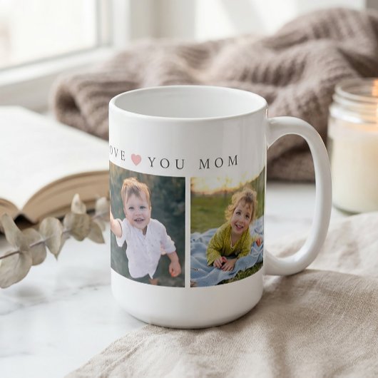 Personalized Mom Love You Kaffeetasse