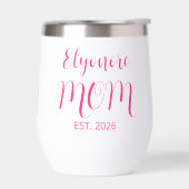 Personalized Mom Name Established Pink Script  (Links)
