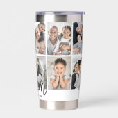 Personalized Mom Photo Collage Mother Thermobecher (Links)