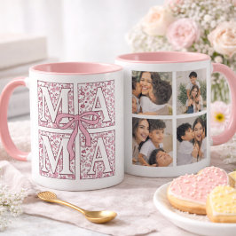 Personalized Mom Photo Mug Cute Design Tasse