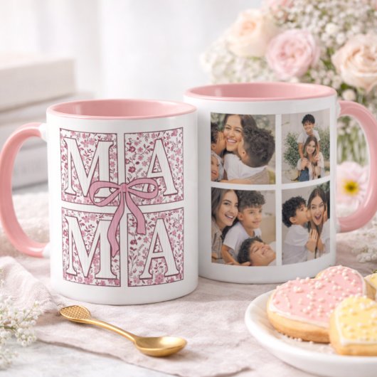 Personalized Mom Photo Mug Cute Design Tasse