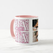 Personalized Mom Photo Mug Cute Design Tasse (Vorderseite Links)