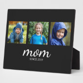 Personalized Mom Since Photo Fotoplatte (Seite)