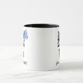 Personalized Mom Typography Mug Tasse (Zentrum)
