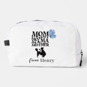Personalized Mom Typography Toiletry Bag Waschbeutel (Vorderseite)
