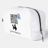 Personalized Mom Typography Toiletry Bag Waschbeutel (Rechte Ecke)