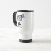 Personalized Mom Typography Travel Mug Reisebecher (Vorderseite Links)