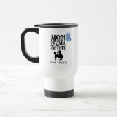 Personalized Mom Typography Travel Mug Reisebecher (Links)