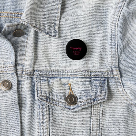 Personalized Mommy Button (Beispiel)