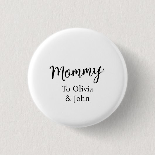 Personalized Mommy Button (Vorderseite)