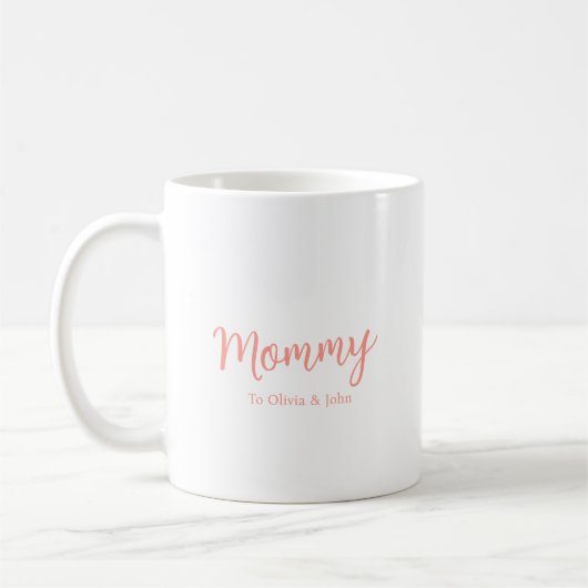 Personalized Mommy  Kaffeetasse (Links)